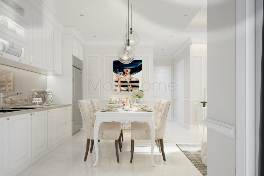 Thiết kế nội thất căn hộ vinhomes phong cách tân cổ điển sang trọng Thiết kế nội thất căn hộ vinhomes phong cách tân cổ điển sang trọng