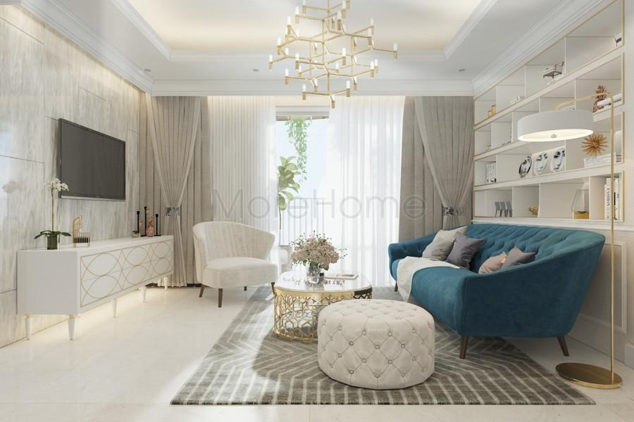 Thiết kế nội thất căn hộ vinhomes phong cách tân cổ điển sang trọng Thiết kế nội thất căn hộ vinhomes phong cách tân cổ điển sang trọng