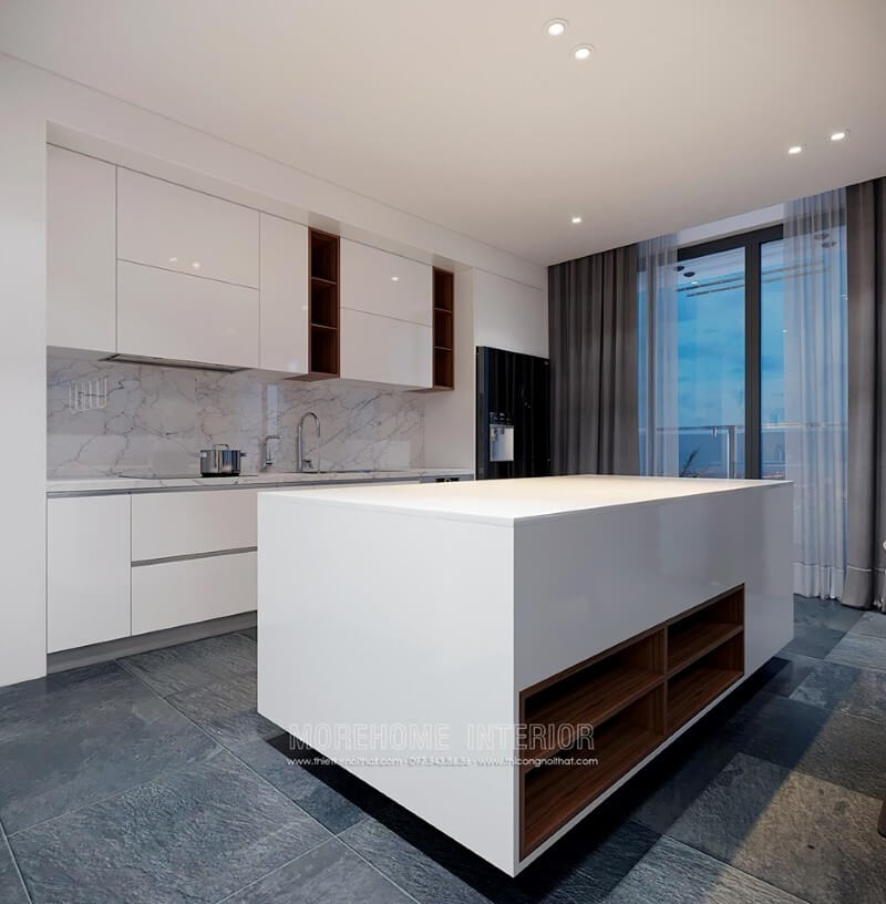 đá ốp tường bếp