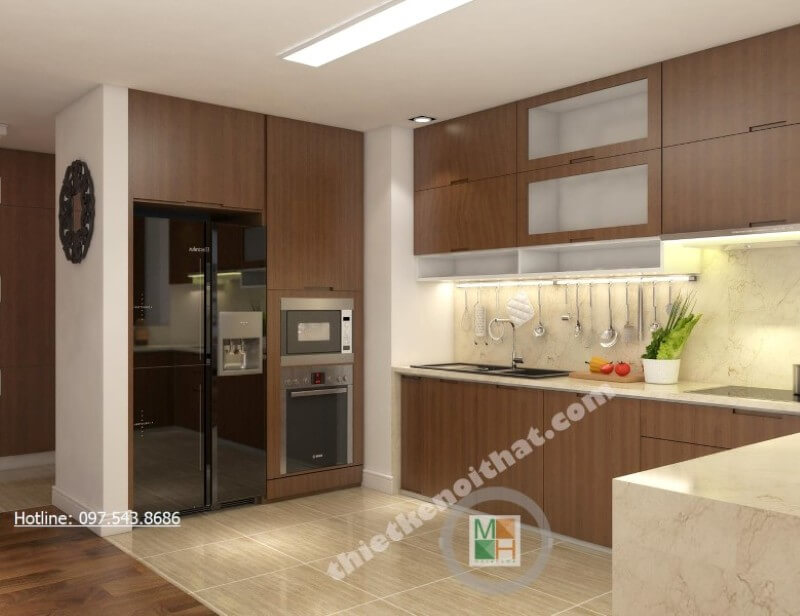 đá ốp tường bếp