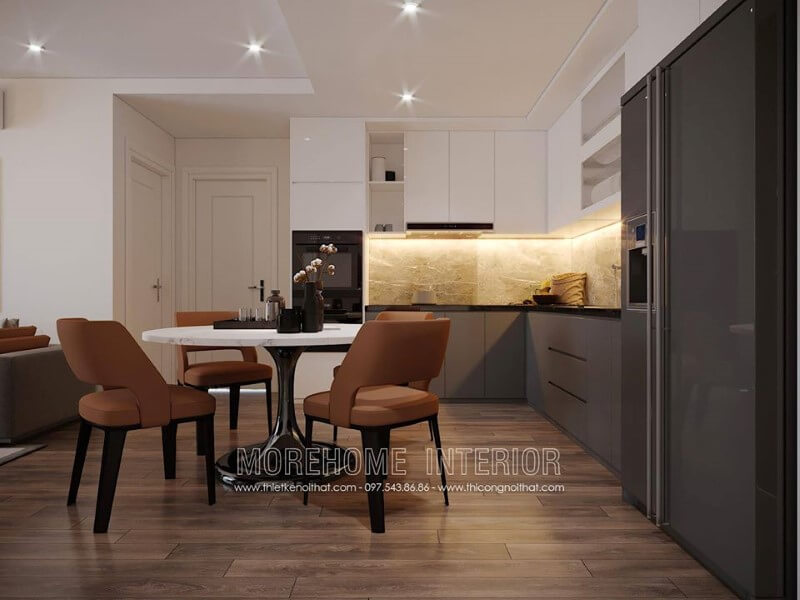 Mẫu đá ốp bếp đẹp, cao cấp cho không gian bếp hiện đại Đá ốp tường bếp đep, cao cấp
