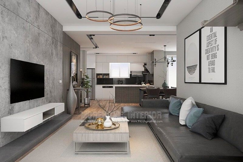 Trang trí nội thất phòng khách chung cư đầy ấn tượng