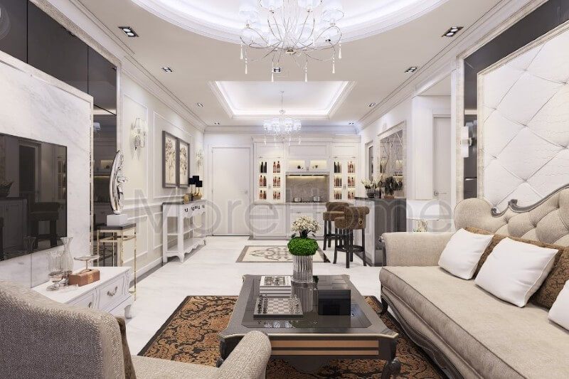 Thiết kế nội thất chung cư CitiHome phong cách tân cổ điển